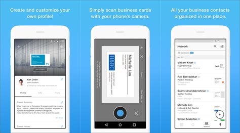 free business card organizer app.